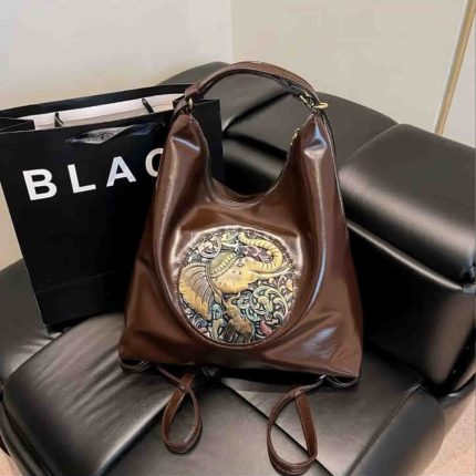 Elephant Totebag (Chocolate)